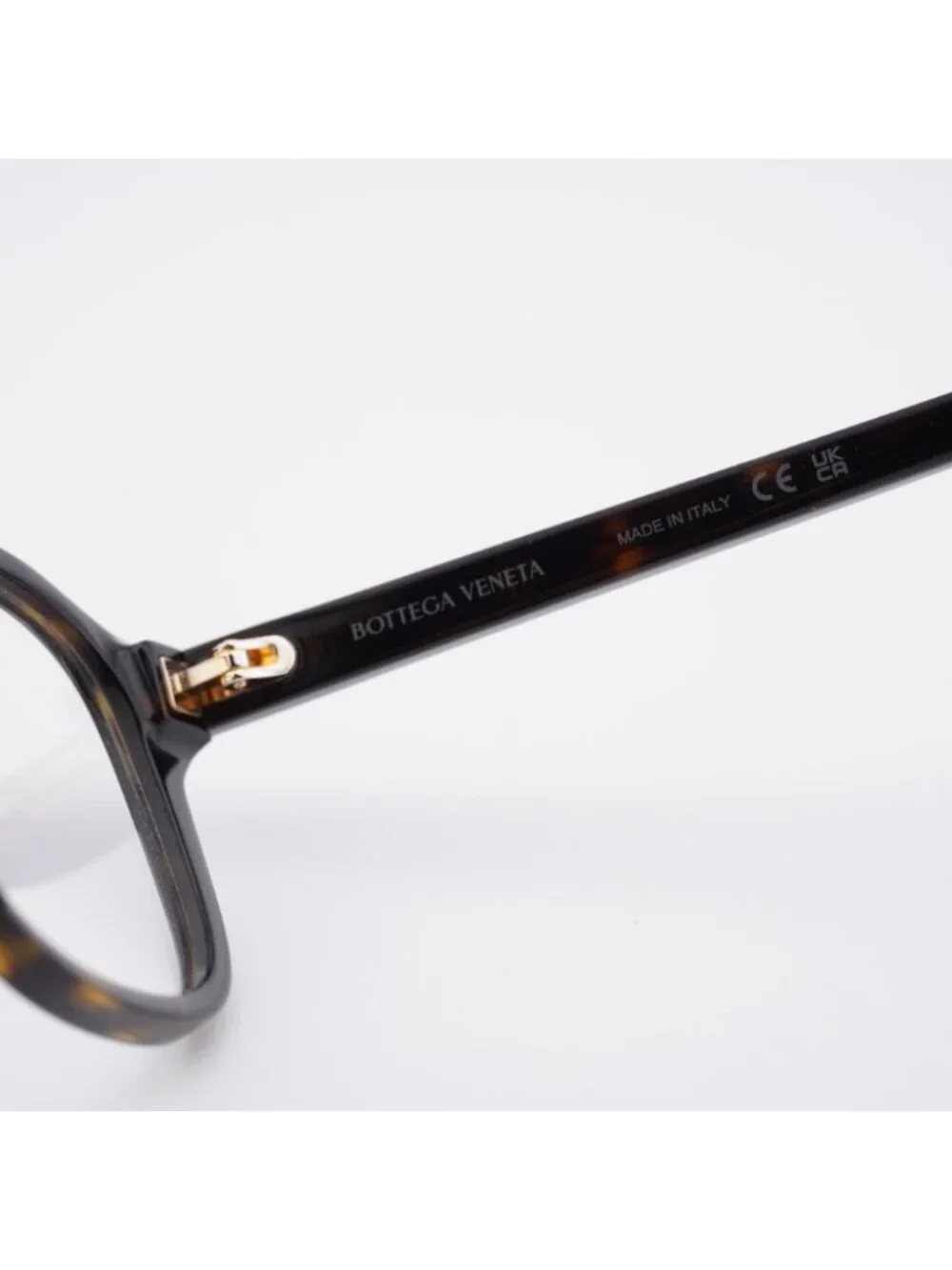 Bottega Veneta BV1294O 002 Eyeglasses Dark Havana 56mm Aviator Frame